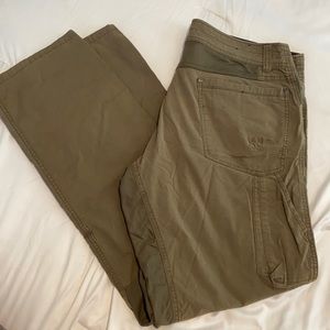 Burnt Olive Kuhl pants. Slightly worn